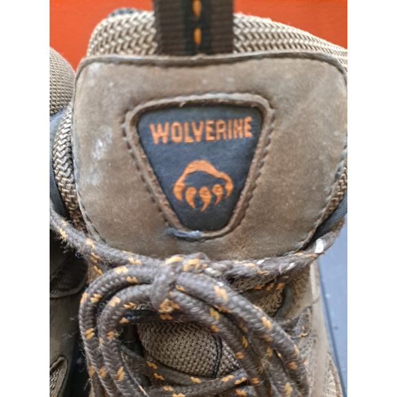 Wolverine Steel Toe Boots Tan and Black Size 14 - Picture 6 of 9